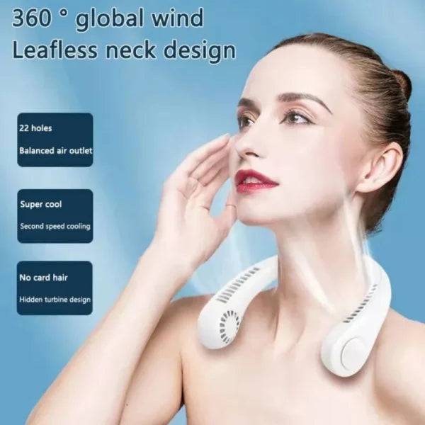 Portable Neck Bladeless Fan