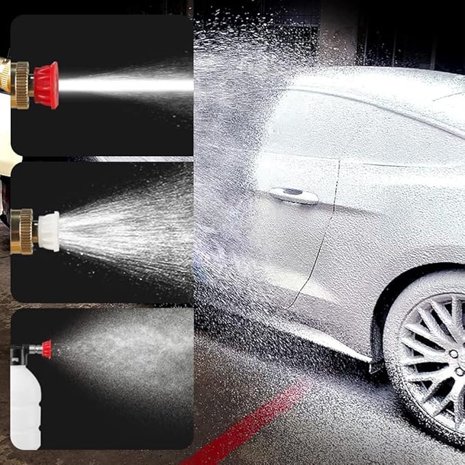 Car Wash Spray Gun | 48V High Pressure Lithium Battery | Wireless Foam Jet Washer