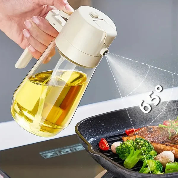 2 in 1 Oil Dispenser & Spray Jug - 470ML