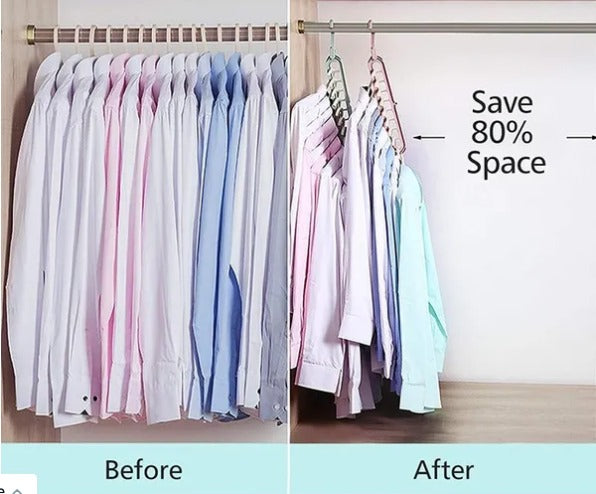 360 Rotating 9-Hole Magic Hanger | 4 Pack