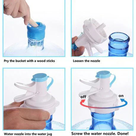19L Water Bottle Stand + Nozzle