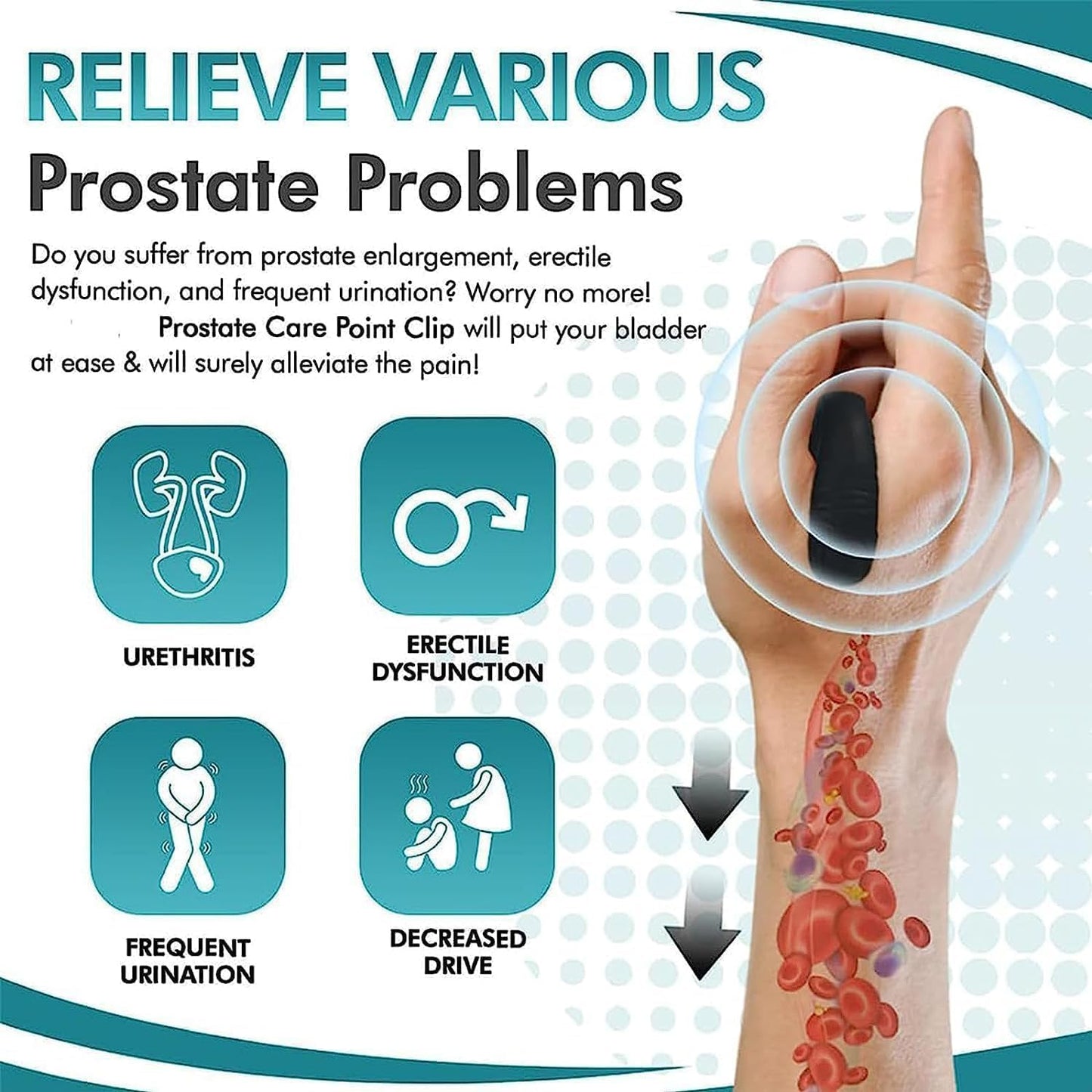 Sugar Control Li4 Acupressure Point Clip