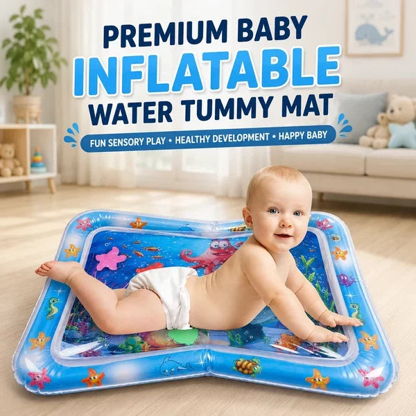 Premium Baby Inflatable Water Tummy Time Mat