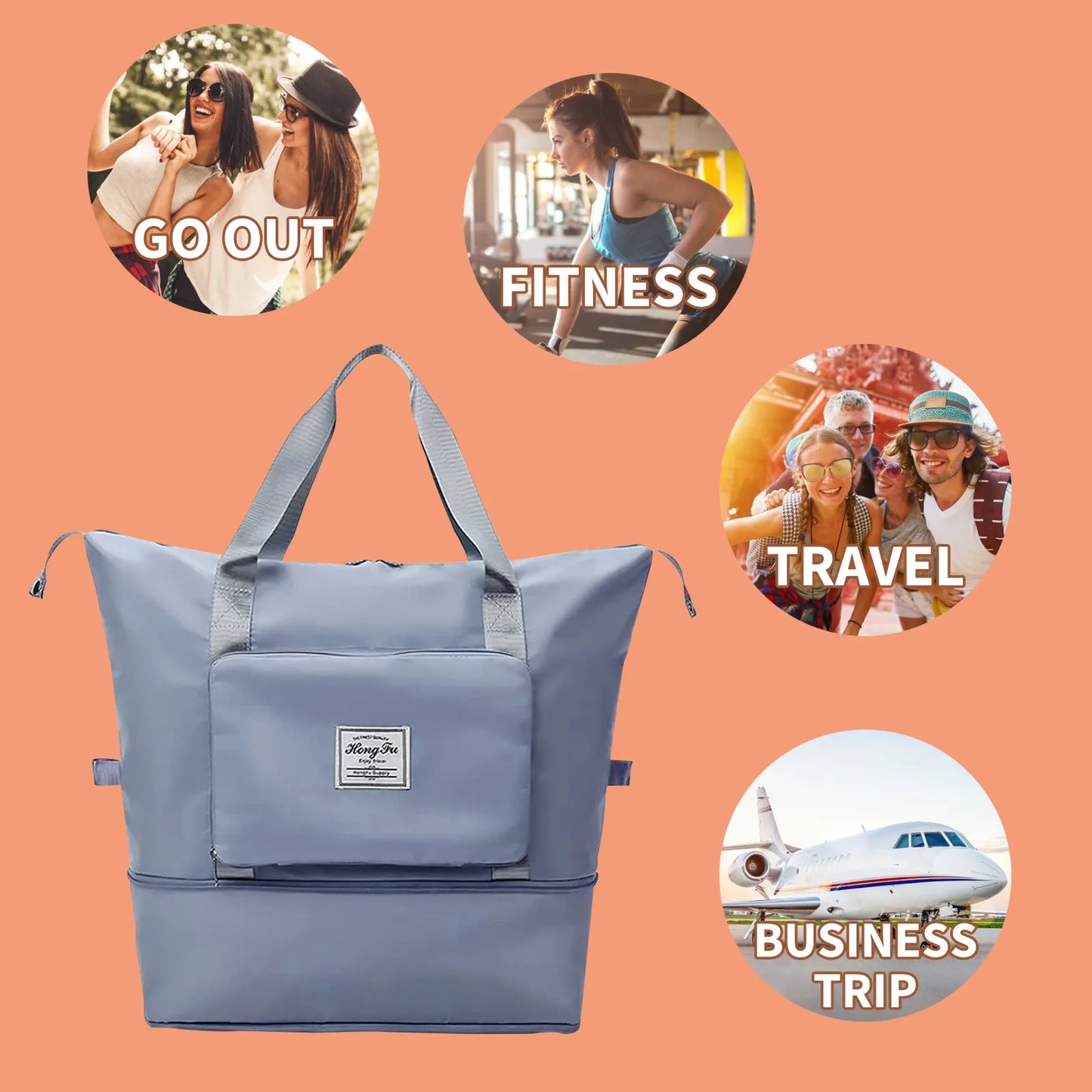Foldable & Expandable Traveling Bag