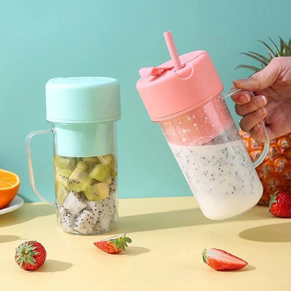 Portable Juicer Blender & Smoothie Maker With Built in Straw