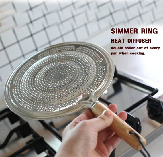 Simmer Ring With Wooden Handle