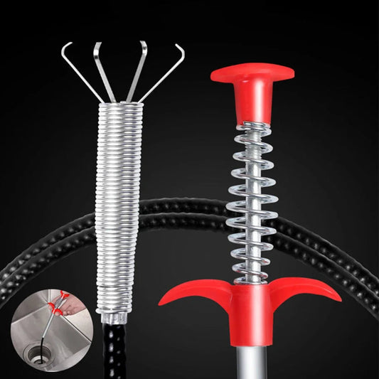 Flexible Drain Pipe Cleaning Tool with Claw Grabber